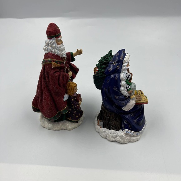 Vintage Reflections Of Christmas St. Nicholas NO STAFF Pipka Storytime Santas - Picture 4 of 11